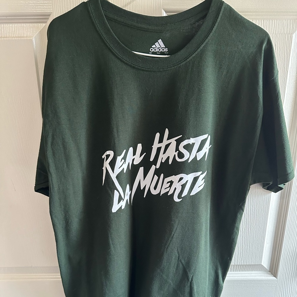 Green shirt